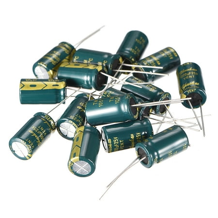 

Aluminum Radial Electrolytic Capacitor 1000uF 25V Life 10 x 17mm 15pcs