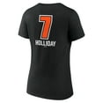 thumbnail image 3 of Women's Jackson Holliday Black Baltimore Orioles Fastball Player Name & Number V-Neck T-Shirt, 3 of 3