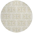 thumbnail image 2 of Addison Rugs Chantille Indoor/Outdoor Transitional Geometric Ivory Machine Washable Round Rug, 8' x 8', 2 of 8