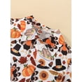 thumbnail image 6 of Douhoow Kid Boys Shirt Short Sleeve Turn Down Collar Pumpkin Santa Claus Print Tops, 6 of 9
