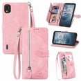 thumbnail image 3 of Case for Nokia C2 2nd Edition Zipper Wallet Cover Lanyard Crossbody Neck Strap Compatible with Nokia C2 2nd Edition Case, 3 of 5