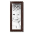 thumbnail image 2 of ArtToFrames 7" x 19" Classic Burgundy Picture Frame, 7x19 inch Brown Wood Poster Frame (WOM-4927), 2 of 7