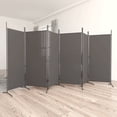 thumbnail image 1 of vidaXL 6-Panel Room Divider Anthracite 520x180 cm Fabric, 1 of 5