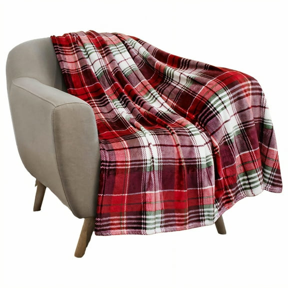 AUQ Throw Blanket,Reindeer Snowflake Motif Bed Blankets,Soft Nap Blanket Cute Blanket,Style1,27*40in