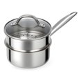 thumbnail image 1 of Vaporizador Ohtomber de acero inoxidable de tres capas, 1,5 L, con tapa, 1 of 7