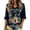 Blue, variant on Women’s 25th Anniversary 9/11 Memorial Shirt – Distressed Denim V-Neck Tee with USA Flag, Twin Towers & “We Will Never Forget” Graphic, Soft Comfort Fit Beige L
