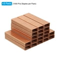 thumbnail image 3 of Unique Bargains Staples for Stapler, 6 Pack(1000Pcs Staples Per Pack) 26/6 Standard 1/4 Inch Length Staples Jam Free Rose Gold, 3 of 7