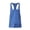 Blue, variant on Summer Tank Tops for Men 2026 Solid Color Loose Sports Tops Fitness Slim Strap Sweat Absorbing H Shaped Tank Top L