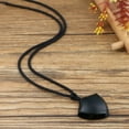 thumbnail image 4 of COAI Mens Black Obsidian Shield of Faith Pendant Amulet Necklace, 4 of 4
