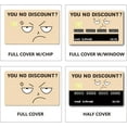 thumbnail image 4 of Debit Card Skins Funny Credit Card Skin Sticker Cover No Bubble Slim Cartoon Personalized Bank Card Protecting Decals PVC Waterproof Removable for Transportation Key Gift Card 7.3x5.4Inch, 4 of 8