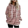 thumbnail image 2 of Women's Oversized Sherpa Long Sleeve Pullover Half Zip Sweatshirt Fleece Hoodies with Pockets,Hoodies for Women Oversized Fuzzy Fleece Sweatshirts, 2 of 8