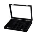 thumbnail image 2 of Joyero, organizador de joyas, estuche de regalo, caja de exhibición, estuche protector para guardar baratijas. Negro, 2 of 9