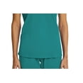 thumbnail image 4 of ELEMENTS BY ALEXANDERS UNIFORMS Women's EL9105 2-Pocket V-Neck Four Way Stretch Scrub Top Teal Small, 4 of 4