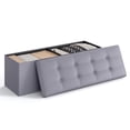 thumbnail image 1 of SONGMICS Taburete Zapatera Almacenamiento 300 kg Capacidad 131 L 38x110x38 cm, 1 of 5