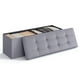 thumbnail image 1 of SONGMICS Taburete Zapatera Almacenamiento 300 kg Capacidad 131 L 38x110x38 cm, 1 of 5