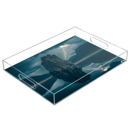 

Clear Acrylic Tray Water Cup Tray Teacup Jewelry Storage Tray for Serving and Home Decor The Monolith