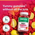 thumbnail image 4 of Fiber Gummies 5g Prebiotic Fiber Per Serving, 60 Count, Raspberry Lemon Flavor, Supports Digestion & Regularity, Sugar Free, Non-GMO, Gluten Free, Vegan, 4 of 7