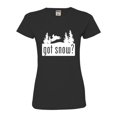 thumbnail image 1 of Womens Got Snow Funny Snowmobile Lover Deluxe Soft T-Shirt, 1 of 1