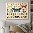 thumbnail image 2 of Designart "Insects and Bugs in Orange and Blue" Oversized Animals Framed Wall Art - Modern Blue Insects & Bugs Bedroom Framed Canvas Wall Art, 2 of 7