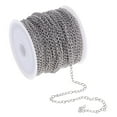 thumbnail image 1 of simhoa 1 Rouleau Chaîne en Acier Inoxydable pour Fabrication de Bijoux Collier, 1 of 7