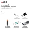 thumbnail image 3 of ANENG M1 Handheld Digital Multimeter LCD Backlight High AC/DC Voltage Current Resistance Transistor Continuity Tester Overload Protection Blue, 3 of 8