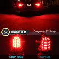 thumbnail image 6 of Syneticusa 7443 Red LED Rear Tail Brake Stop Parking High Power Light Bulbs, 6 of 8