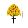thumbnail image 3 of Artificial Butterfly Orchid, Staron 2026 Realistic Simulation Flower Ground Insertion, Plastic Decorative for Wedding Garden Outdoor Decor, Yellow, 3 of 6