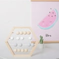thumbnail image 3 of Children Wood Abacus Portable Early Education Colorful Household Preschool Calculation Math Toy Teaching Tool Festival Gift White Grey, 3 of 6