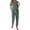 Dark-Green, variant on Pajamas Sets for Women Short Sleeve Henley Shirt and Pants With Drawstring Casual Lounge Wear Sets Summer Outfits