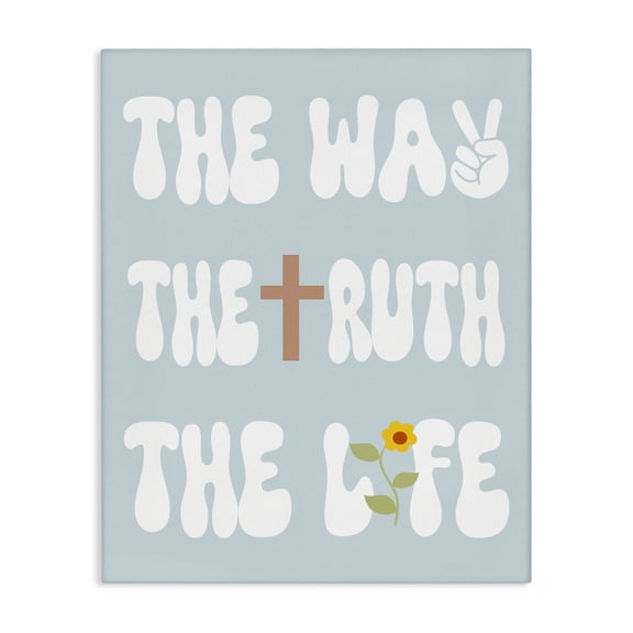 Stupell Industries Victorian Retro Religious Phrase Canvas Art, 16 x 20, by Lil' Rue