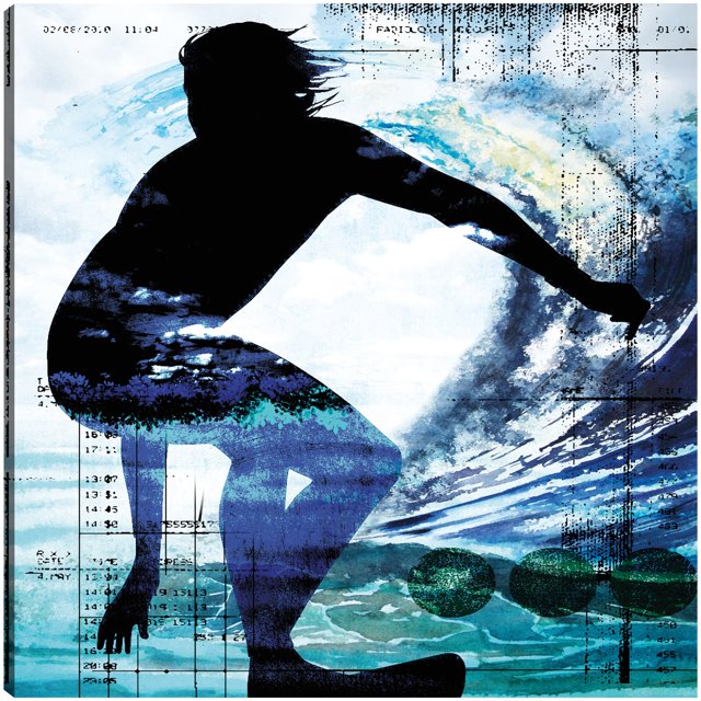 Cuadro Decorativo - Surfista extremo 3