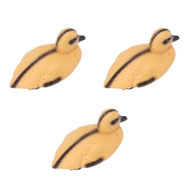 Patitos flotantes, 3 patitos flotantes amarillos, patitos de plástico, patitos flotantes para estanque meticulosamente diseñados