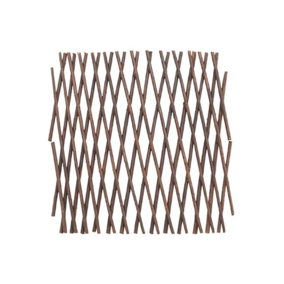 Plant Support Trellis Panel,Expandable Garden Trellis,17.72"x9.84"Trellis for Climbing Plants,Wooden Lattice Fence Wall Panel Lattice Panels for Outside,for Climbing Vine Ivy Rose Cucumbers Clematis