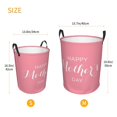 thumbnail image 5 of Kll Happy Mother'S Day Waterproof Foldable Laundry Hamper Bucket With Handles For Storage Bin,Kids Room,Home Organizer (Medium), 5 of 8