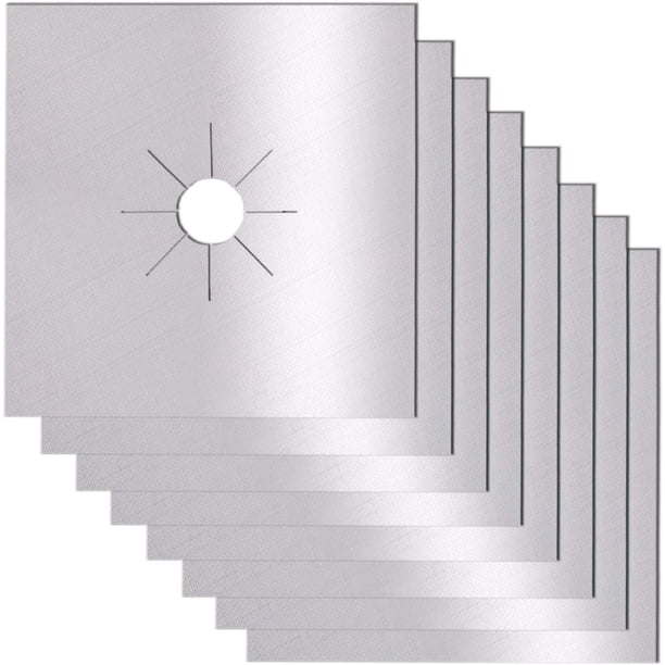 Burner liner, gas stove, burner cover, clean and reusable, suitable for kitchen cuttable dishwashers
