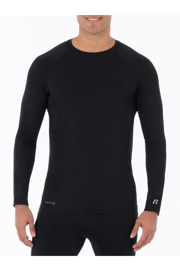 Adult Mens & Big Mens L2 Performance Baselayer Thermal Underwear Long Sleeve Top, Sizes M-5XL