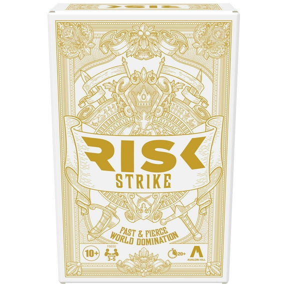 Risk Strike Cards and Dice Game, Quick-Playing Strategy Card Game, Ages 10 , Family Games