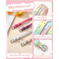 thumbnail image 6 of AWAYTR 4PCS Kids PU Leather Belts for Girls, Heart Shape Metal Buckle, Adjustable Hole Design, Cute Skinny Belt for Uniform Dress Jeans Casual Wear, 6 of 7