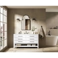 thumbnail image 4 of Elegant Kitchen and Bath 60 inch Single Bathroom Vanity in White, 4 of 10
