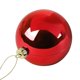 thumbnail image 3 of Adorno de bola con foto personalizada XCF bola para árbol de Navidad decoración para fiestas rojo, 3 of 4