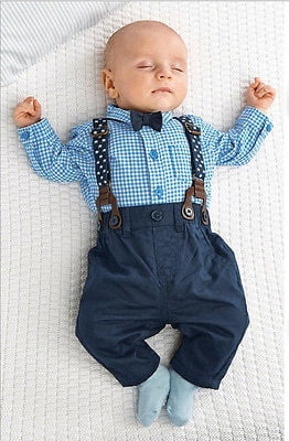 infant bow tie outfit