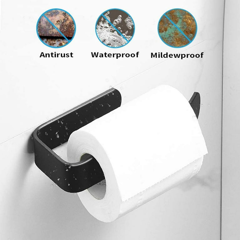 Toilet Paper Holder, Rustproof Aluminum Alloy Toilet Roll Holder