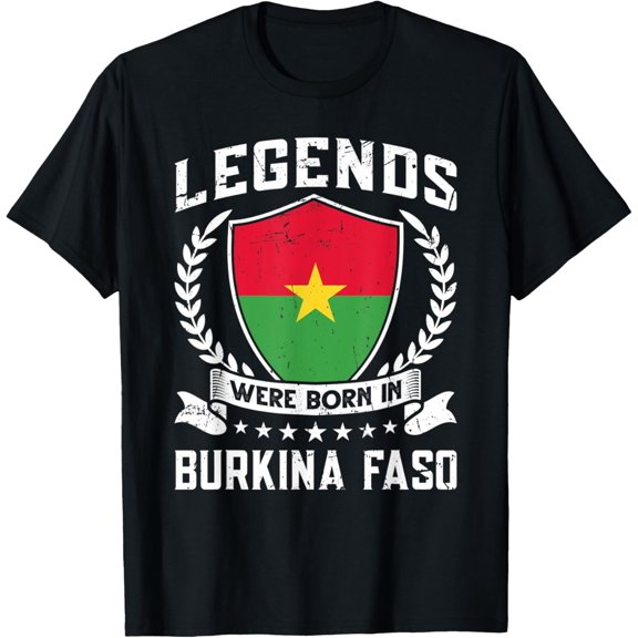 Vintage Design Burkina Faso Flag T-Shirt