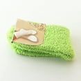 thumbnail image 6 of NUZYZ Women Girl Winter Warm Thicken Coral Fleece Fluffy Solid Color Sleep Bed Socks, 6 of 7
