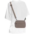 thumbnail image 1 of Bandolera MAXTOP Small Taupe con correa desmontable, 1 of 6