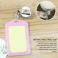 thumbnail image 2 of 4 Pack Heavy Duty Retractable Badge Holder Reel,Metal ID Badge Holder with Belt Clip Key Ring for Name Card Keychain, 2 of 8