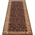 thumbnail image 4 of Nourison ST02 Zanibar Large Scroll Brown 2.3-Feet by 8-Feet Polyacrylic Runner Rug, Mirage Multi Color, 4 of 8