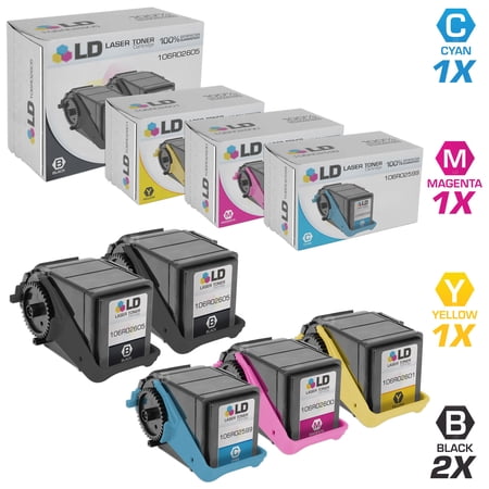 LD Products Compatible Replacement for Xerox 7100 Set of 5 Laser Toner Cartridges