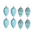 thumbnail image 3 of 8 Pieces Christmas Tree Decorations with Cone Pendant, Christmas Decoration Blue B, 3 of 9