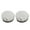 silver white large, variant on Set of 2PCs Reusable Ear Cup Dust Covers Flexs Fabric Headphones Ear Covers Warm & Comfort Easy to Install and Maintain